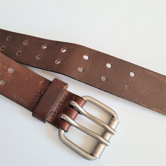 Levi's genuine leather brown belt. - Picture 3 of 8